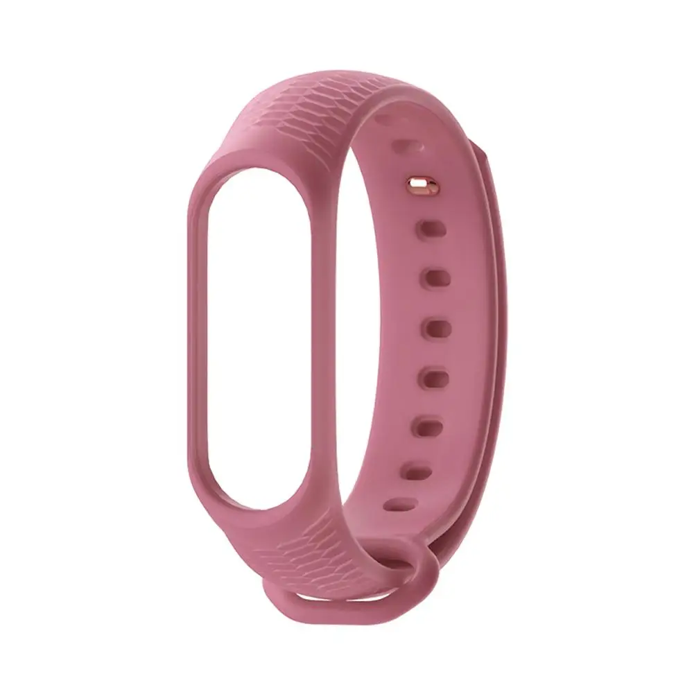 Силиконовый ремешок сменный Браслет дышащий спортивный Mi Band для Mi Band 3 4 Смарт Браслет часы ремешок аксессуары