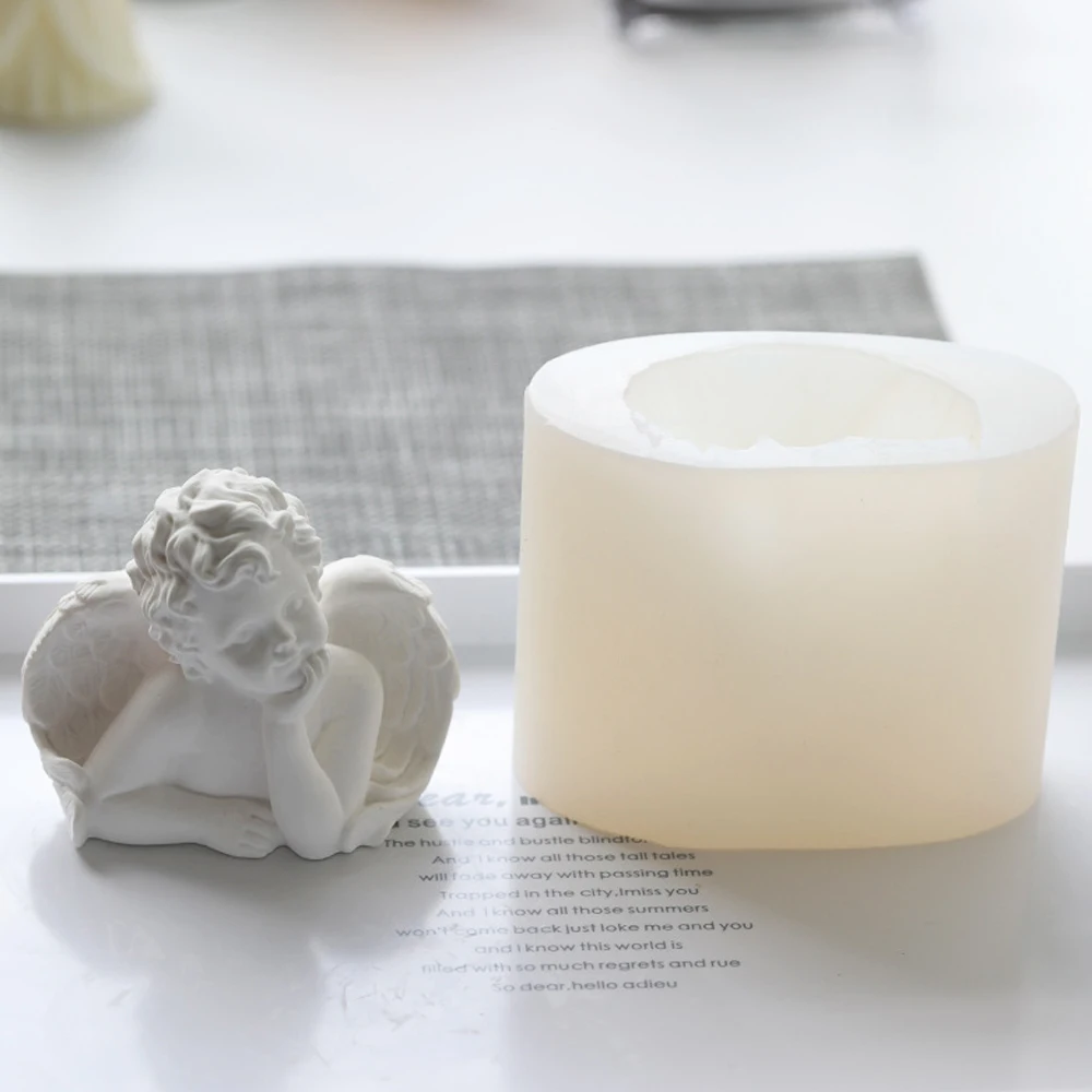Сделай Сам ангел Детская форма для свечи рандомное мыло 3D Ручная работа товары
