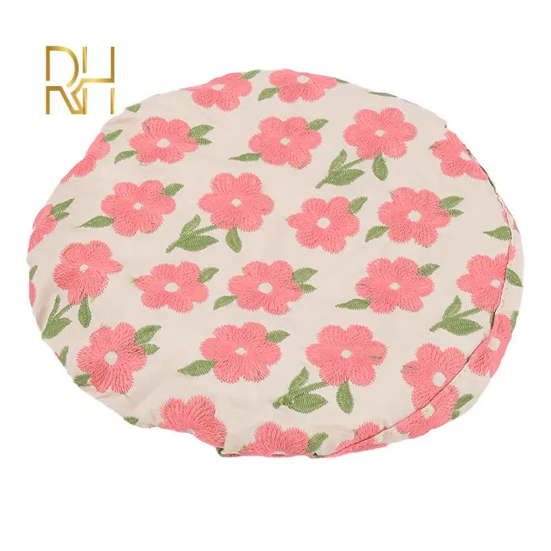 Женский берет с цветочной вышивкой черный и розовый весна лето 2020|Женские береты|