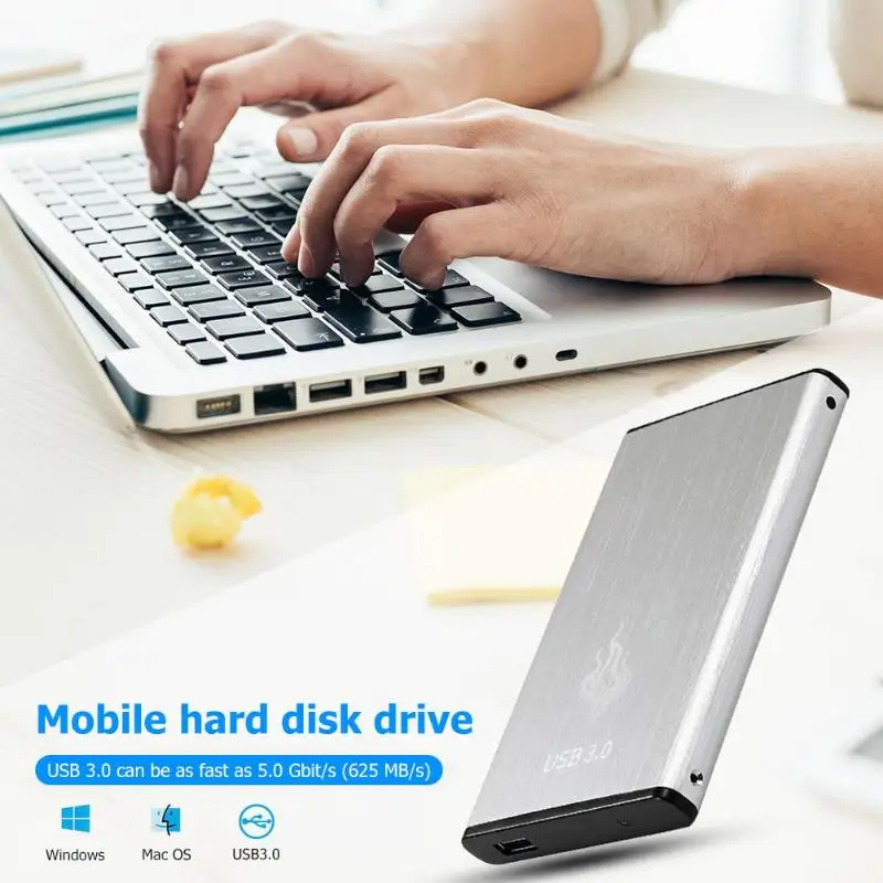 Новинка 2,5 дюйма 2 ТБ/1 ТБ/500 Гб USB3.0 внешний жесткий диск SATA III устройство хранения памяти HDD для портативных ПК Внешние жесткие диски