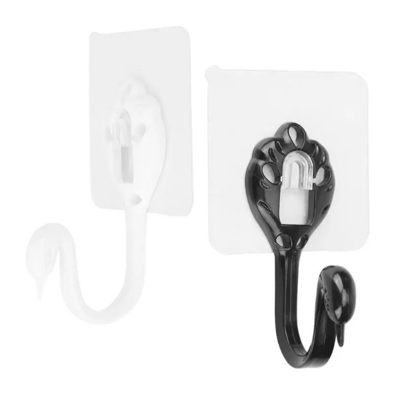 

Самоклеящиеся Настенные Крючки вешалка Лебедь Форма ткань крючки настенный домашний крючок для ключей Кухня Аксессуары для ванной комнаты