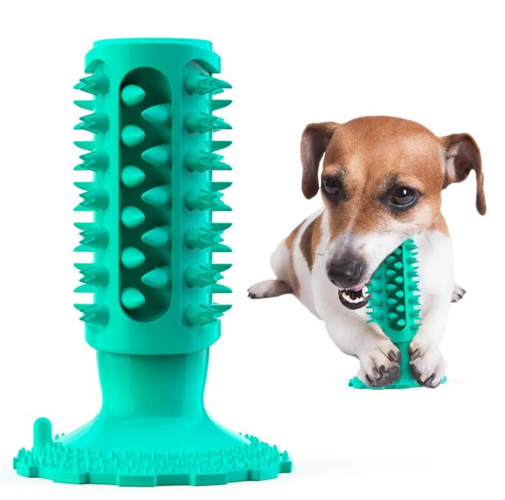 

N29 Molar Stick Durable Sounding Dog Chew Toys Corn Sounding Molar Stick Toothbrush Dog Toy