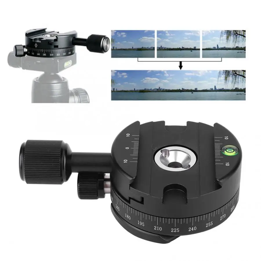 Панорамирование зажим QJ 01 Quick Release Clamp Алюминий 360 градусов панорамная шаровая