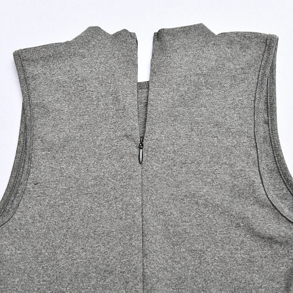 

Streetwear White Black Sexy Bodycon Jumpsuit Women Overalls 2020 Summer Sleeveless Skinny Rompers Womens Jumpsuit Female Fashion