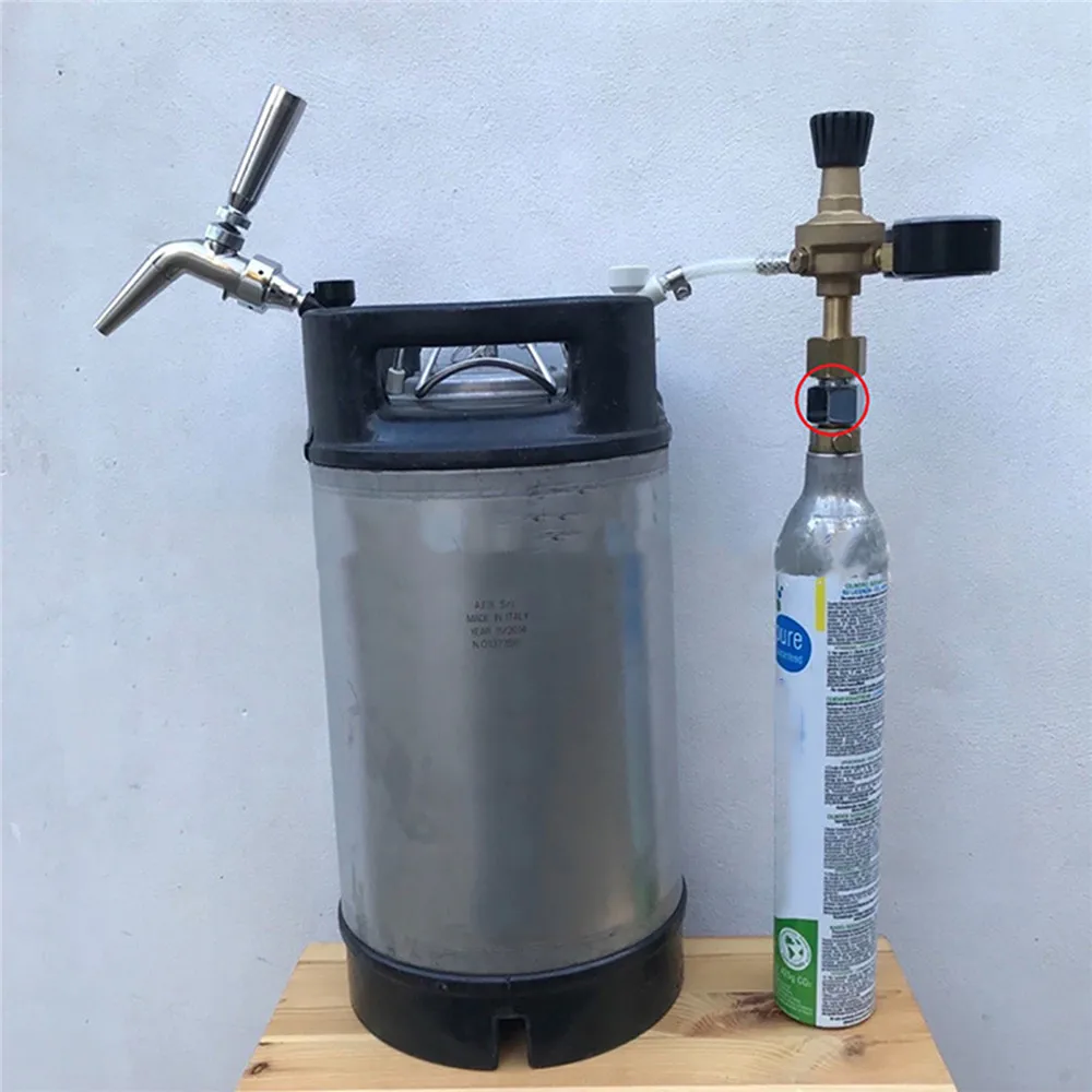 Алюминиевый адаптер для домашнего пивоварения Keg/аквариума редукционный клапан