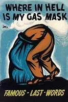 where in hell is my gas mask famous last poster retro tin sign for street farm wall decoration crafts metal tin sign 8x12inch