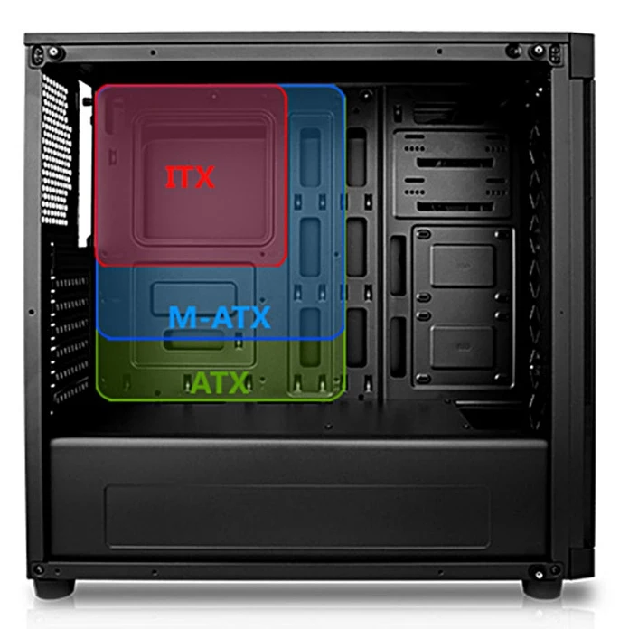 Компьютерный корпус e2e4 UltimateGamer GC 03 Tempered Glass ATX Midi Tower 2xUSB 3.0 черный Без БП (OT B)|Корпуса