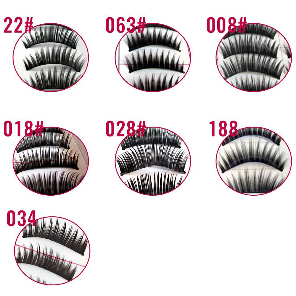 10 пар густых накладные ресницы из норки 3D долговечное наращивание для