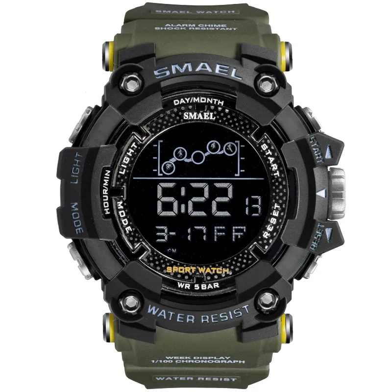 

New SMAEL Mens Watches Men Watches Led Digital Sports Watches for Male Water Resistant Military Army Watch mannen horloge uhren