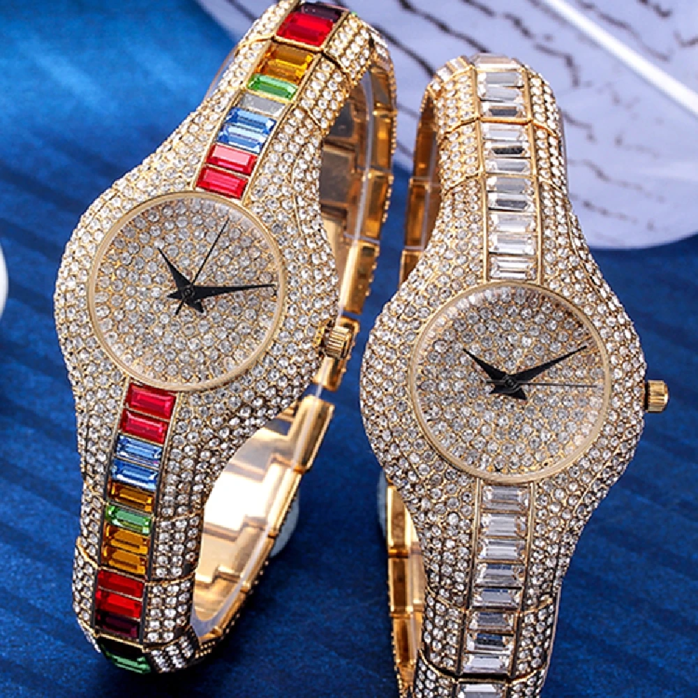 

Часы MISSFOX женские противоударные, водонепроницаемые, металлические, женские браслеты Стразы