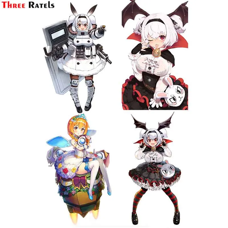 

Три Ratels F721 T13 Аниме игра альвис последняя оригинальная наклейка для бампера искусственная Обложка Персонализированная ПВХ автомобильная н...