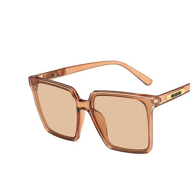 

Luxury Square Sunglasses Women Brand Designer Retro Big Frame Sun Glasses Female Vintage Fashion Eyewear Male Oculos Feminino