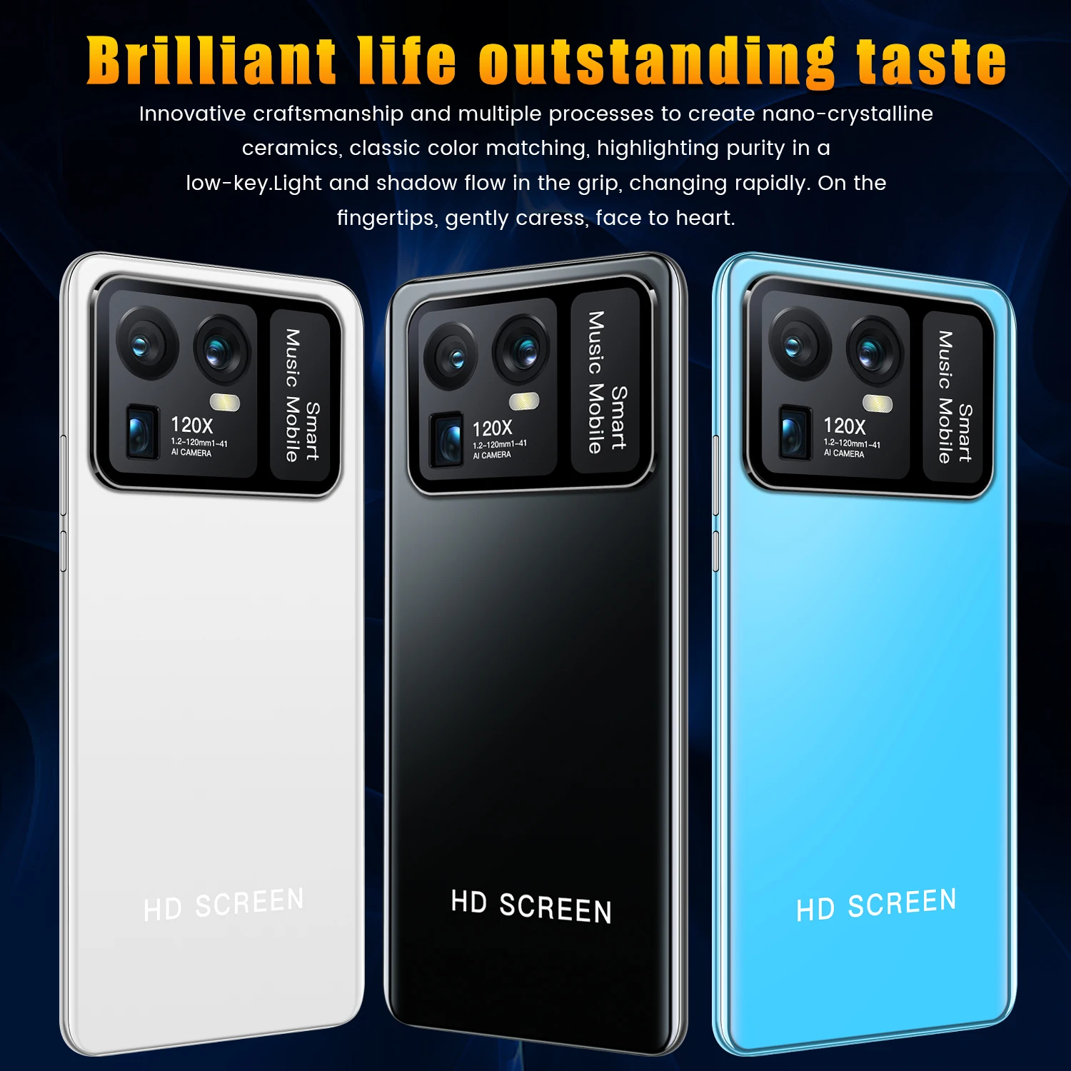 cheapest powerful smart phone m11 ultra 6 3 inch 16gb ram 768gb rom dual sim unlocked smartphone android 10 0 4g5g mobile phone free global shipping