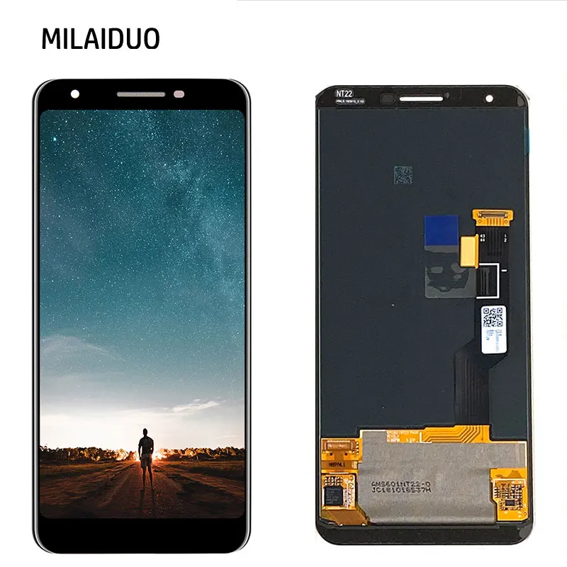 ЖК дисплей для Google Pixel 2 Сенсорный экран дигитайзер Nexus S2 сборка Замена 5 0 &quotчерный