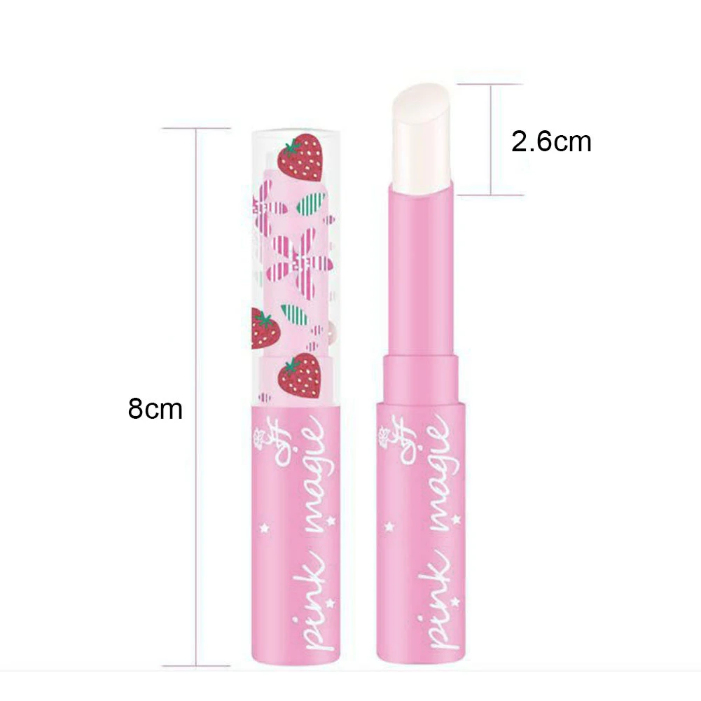 1 предмет Магия Клубника Температура изменение Цвет Увлажняющая губная помада