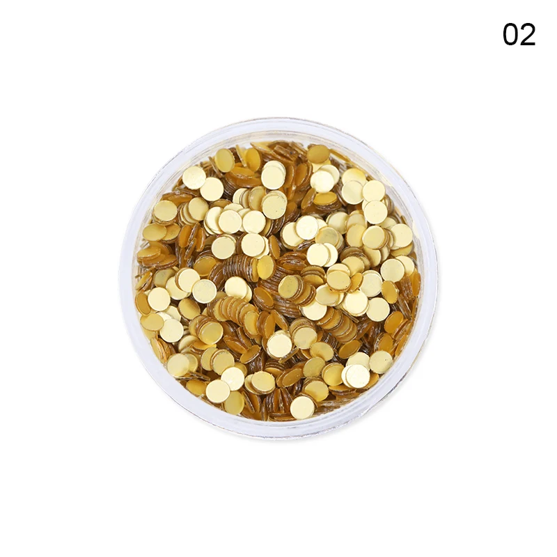 3D цветной порошок для ногтей Блестки блестки Красный Синий Серебряный