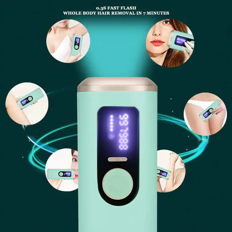 

30W 990000 Flashes IPL Laser Epilator Painless Photorejuvenation Hair Removal Machine Permanent Arm Leg Bikini Armpit Trimmer