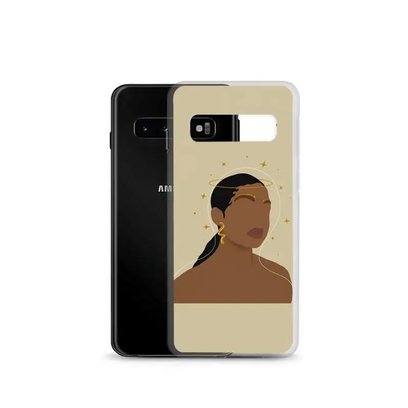 

Yinuoda Melanin Poppin Phone Case For Samsung S6 S7 S7edge S8 S8plus S9 S9plus S10 S10 plus E