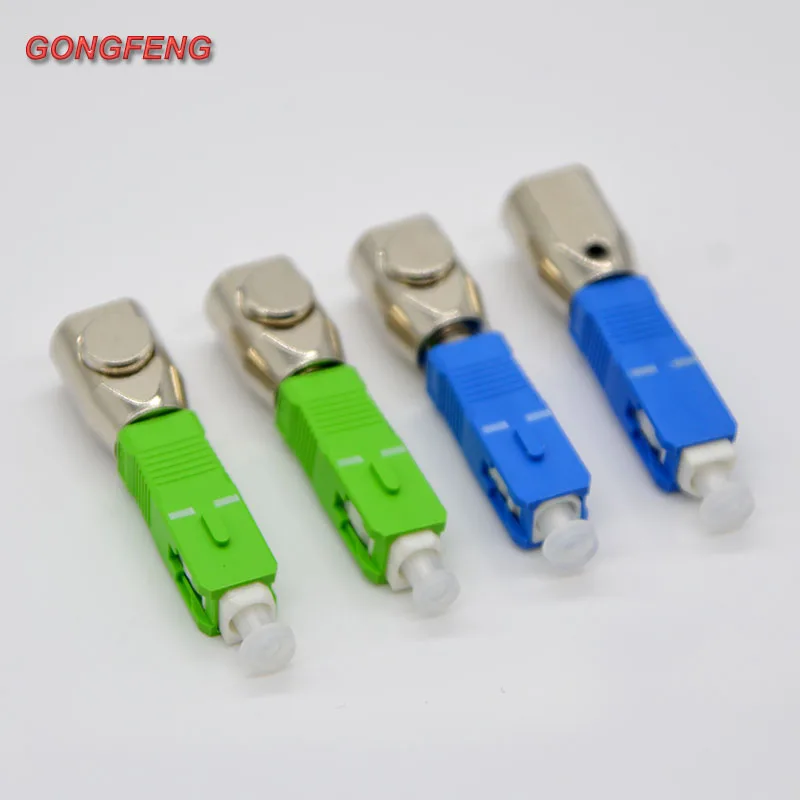 Новый оптический волоконный соединитель SC/UPC круговой голой фланец временный