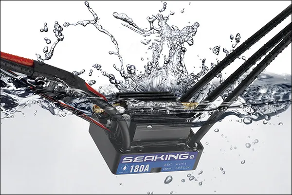 Двигатель HobbyWing SeaKing V3 180A BL ESC 6 в/5A BEC для радиоуправляемой гоночной лодки |