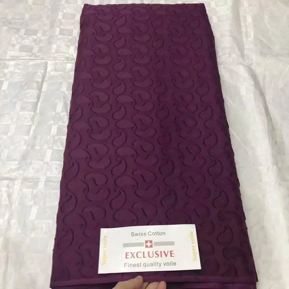 5 ярдов Высококачественная квадратная швейцарская вуаль хлопчатобумажная