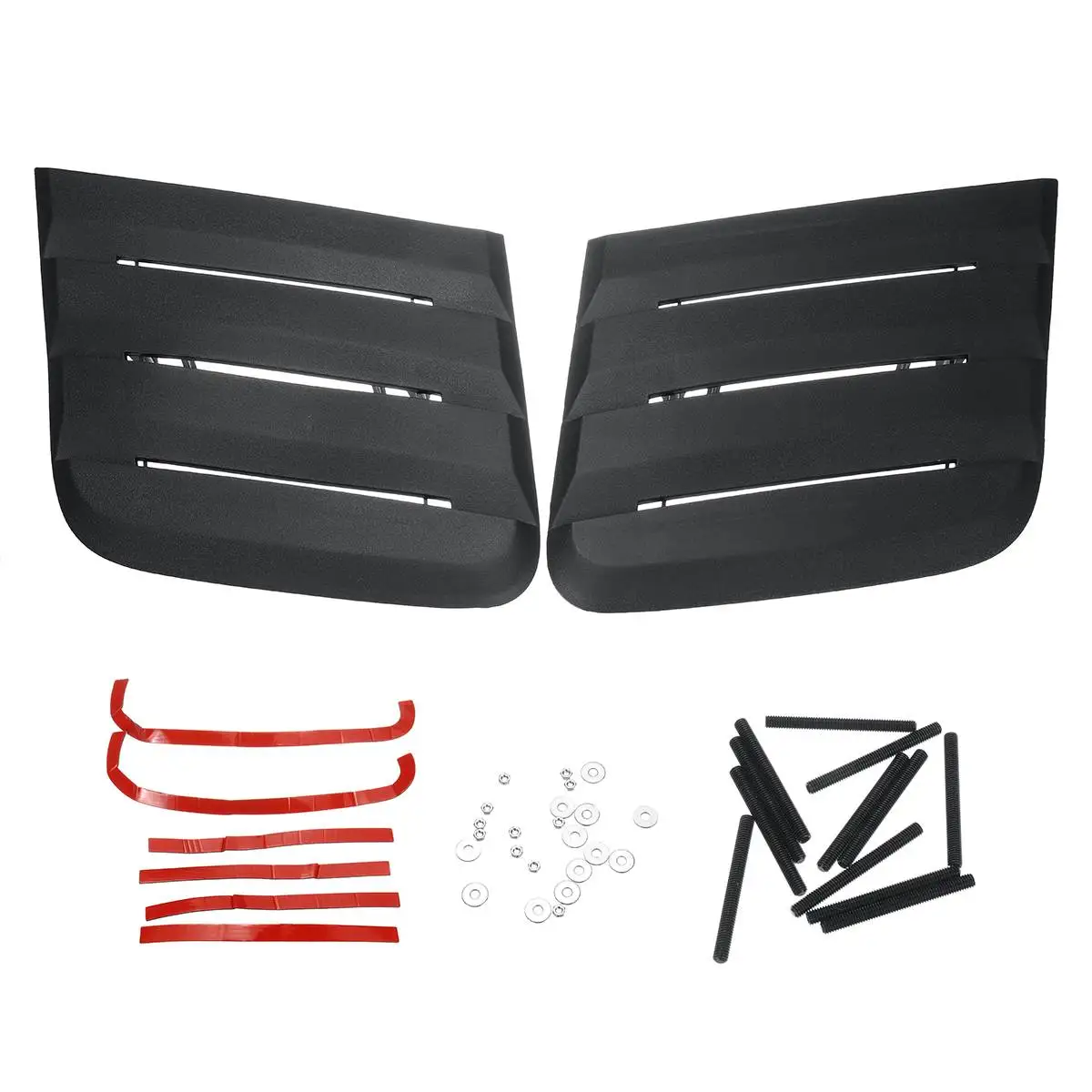 1 пара черная наклейка на вентиляционное отверстие воздухозаборник для Ford For Mustang