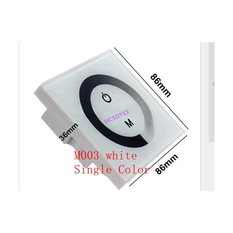 Разноцветный сенсорный контроллер DC12 24V M001 RGB M003 монохромный одиночный M002 двойная
