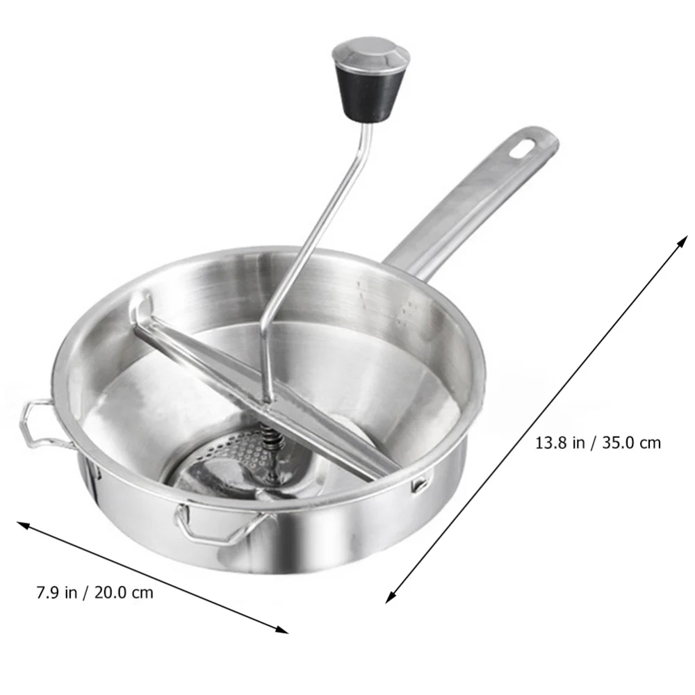 

1pc Stainless Steel Blender Manual Potato Presser Potato Ricer for Home (Silver)