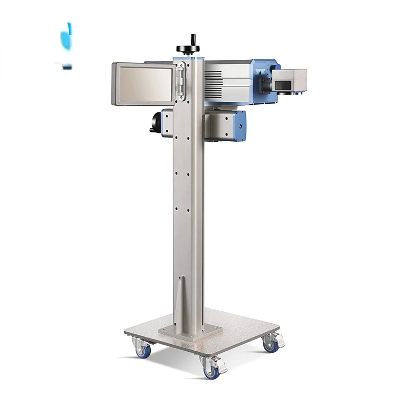

30W CO2 flying laser marking machine for mineral water PET bottles