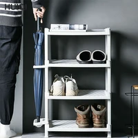 simple shoe rack multifunctional shoes storage organizer entryway boots sbeaker stand umbrells rack space saving shelf for shoes