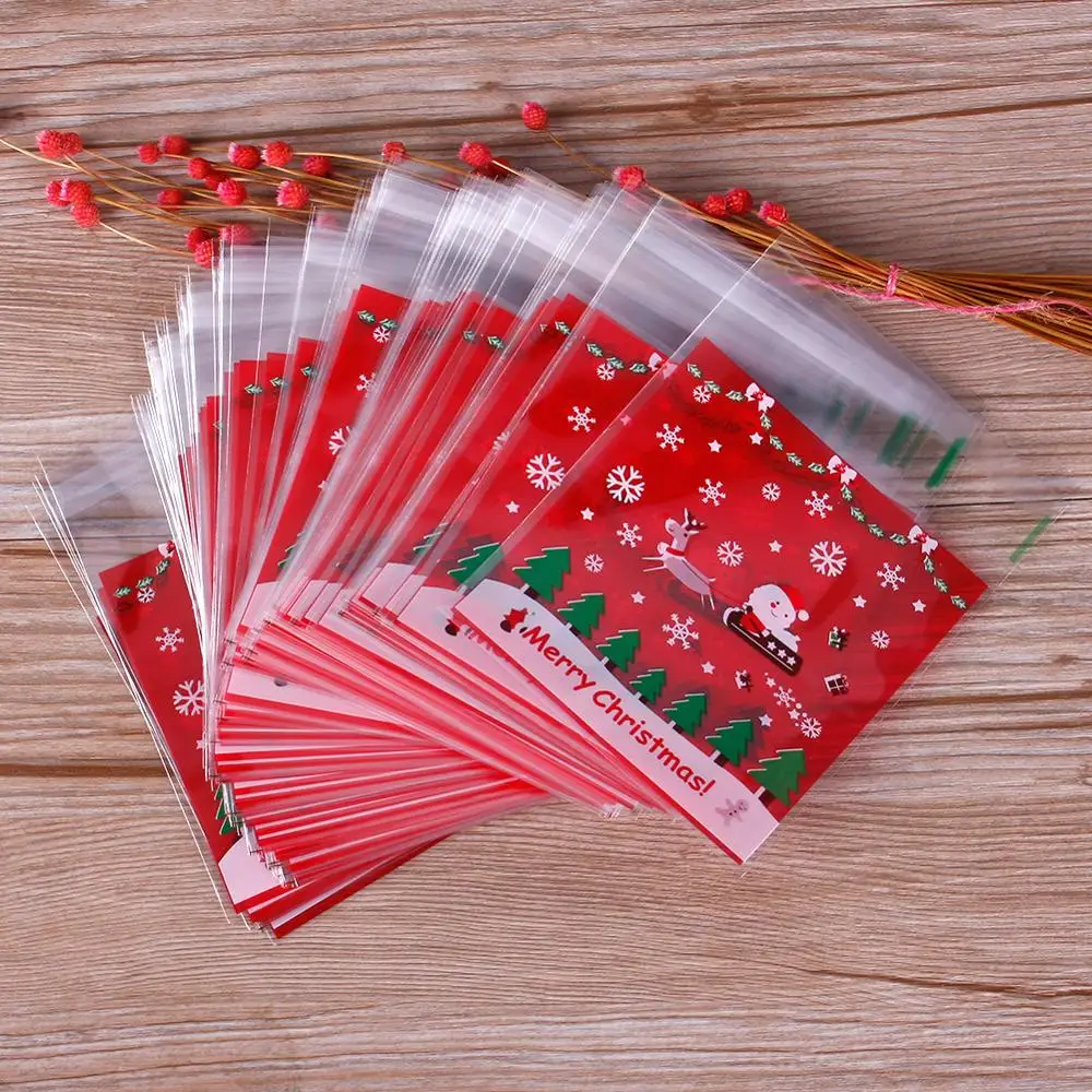 Новинка 100 шт милые большие зубы пасть чудовища пластиковый пакет для печенья на