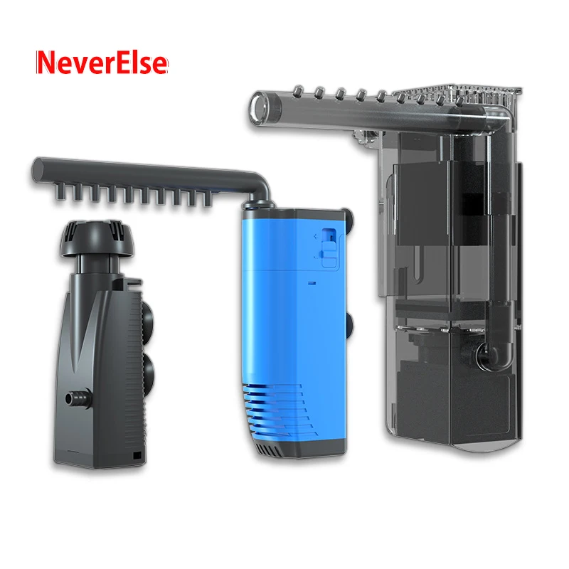 

3 Style Aquarium Surface Oil Film Remover Fish Tank Water Protein Skimmer Filter Pump Rain Type Built-in Filter waterfall stream