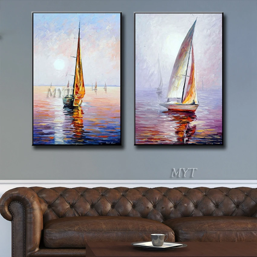 

Knife Landscaple Paintings Hot Sale Abstract Wall Art Hand Painted Oil Painting on Canvas Wall Pictures Home Decor Unframed