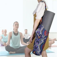 bohemian portable yoga mat bag large capacity storage bale canvas parcel gym pack shoulder bags shopping bag beach bag