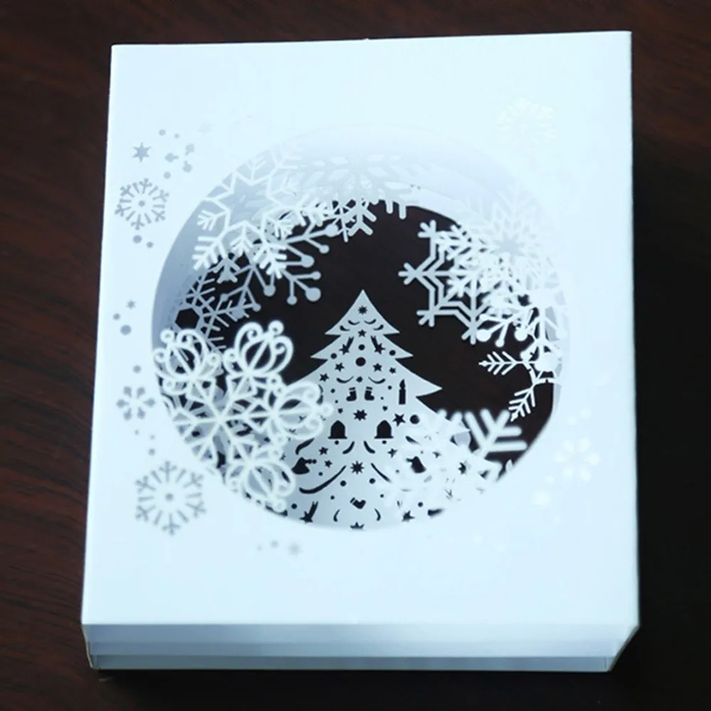 Снежинка 3D всплывающие открытки поздравительная открытка День Святого