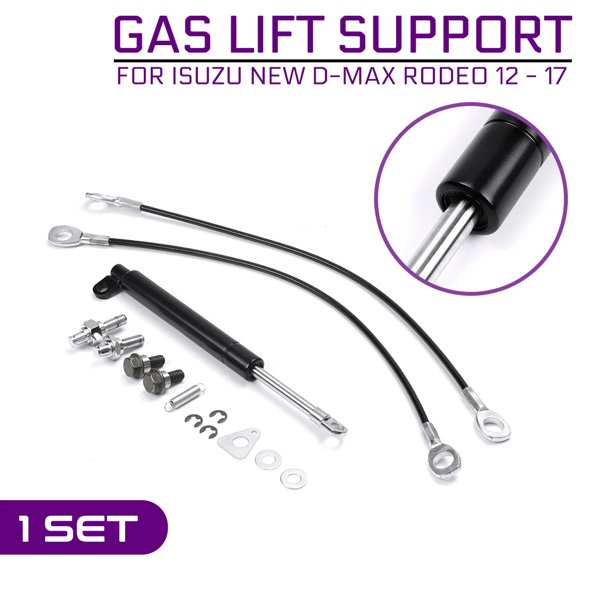 

Car Rear Trunk Tailgate Boot Gas Shock Lift Struts for Isuzu New D-MAX Rodeo 2012 - 2017 Strut Support Rod Arm Bars