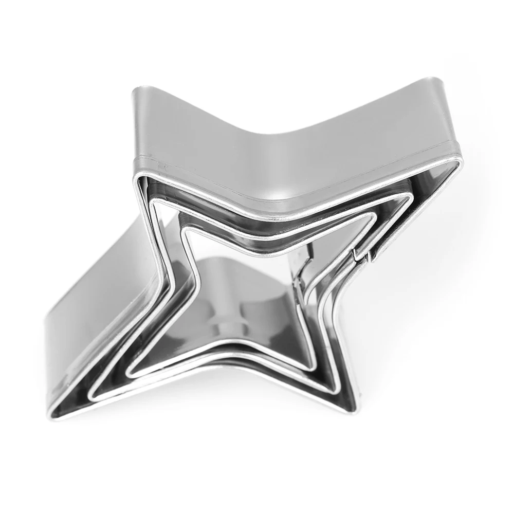 Горячие Новые 3 шт кухонные инструменты 4 точечные звездочные формочки для