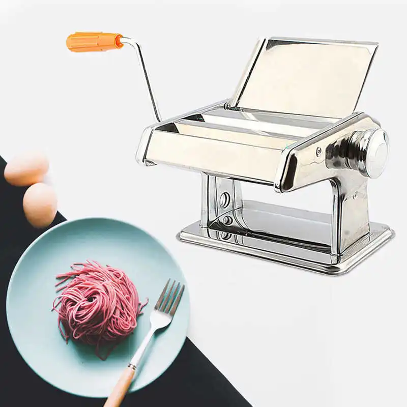 

Stainless Steel Manual Noodle Makers Hand made Pasta Lasagne Spaghetti Tagliatelle Maker Machine Noodle Maker Machine