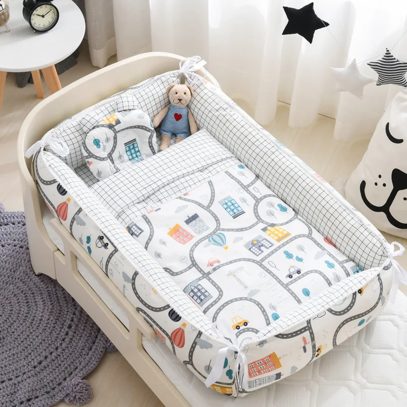 

Dropshipping Children folding removable washable baby protective crawling bed sofa