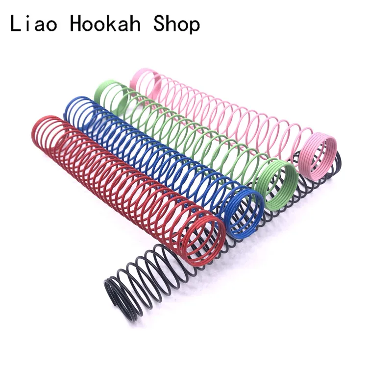 Разноцветные силиконовые пружины для кальяна наргиле аксессуары курения Прямая