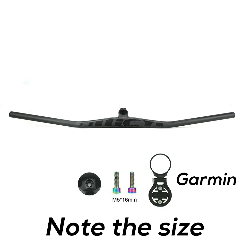 other size garmin ULLICYC карбоновый горный руль для велосипеда, прямой карбоновый велосипед MTB с ручкой, 2 ° С креплением - Цвет: other size garmin