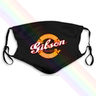 Многоразовая моющаяся маска Gibson Since1894 с логотипом с 2 фильтрами PM2.5, 5 слоев