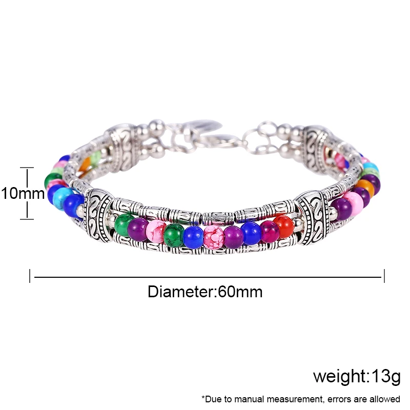 Женский винтажный браслет с бусинами в виде дерева жизни|Браслеты шармами| |