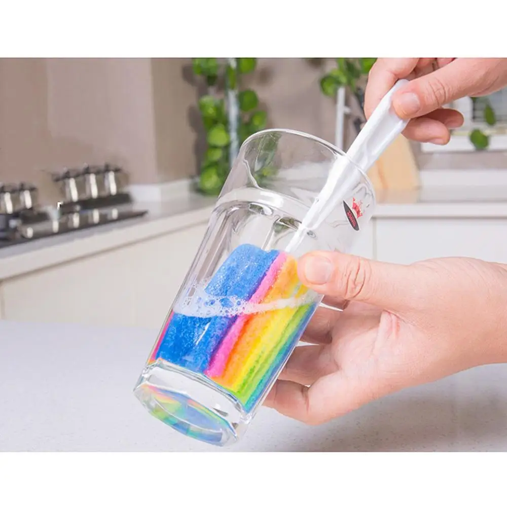 Оптовая продажа 10 шт. щетка для бутылок Tumblers чистящие щетки с захватом шейкер
