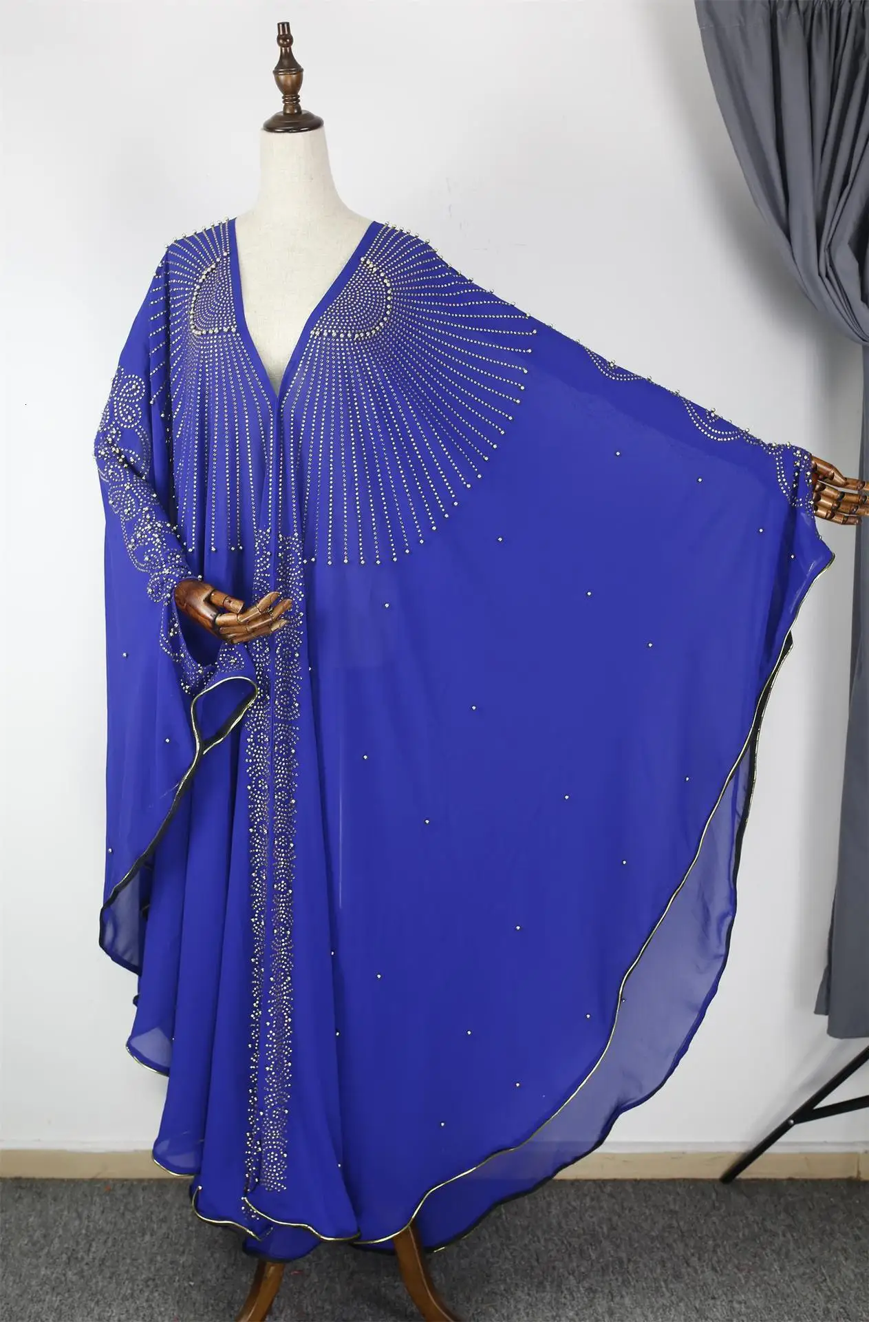 Африканское женское платье большого размера с капюшоном и бриллиантами Дашики