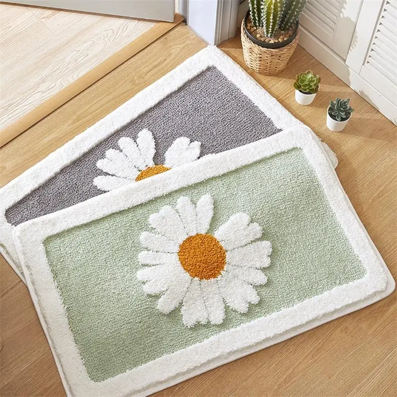 Домашний коврик для ванной нескользящий входа в ванную комнату Мягкий