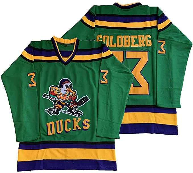 EALER зеленые утки хоккейная тренировочная Джерси уличная рубашка #66 Бомбей #44 Герд