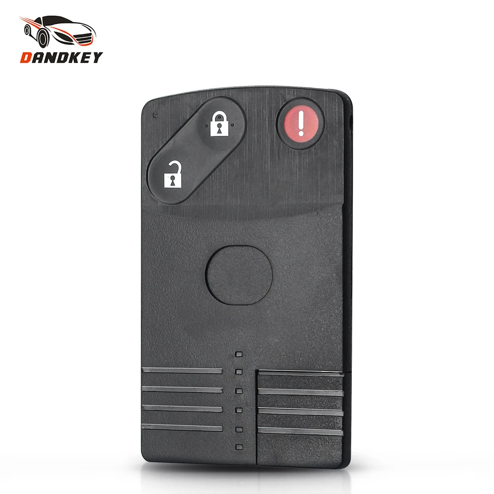 Удаленный ключ Dandkey для смарт карты корпус с неразрезанным лезвием брелок Mazda 5 6 CX