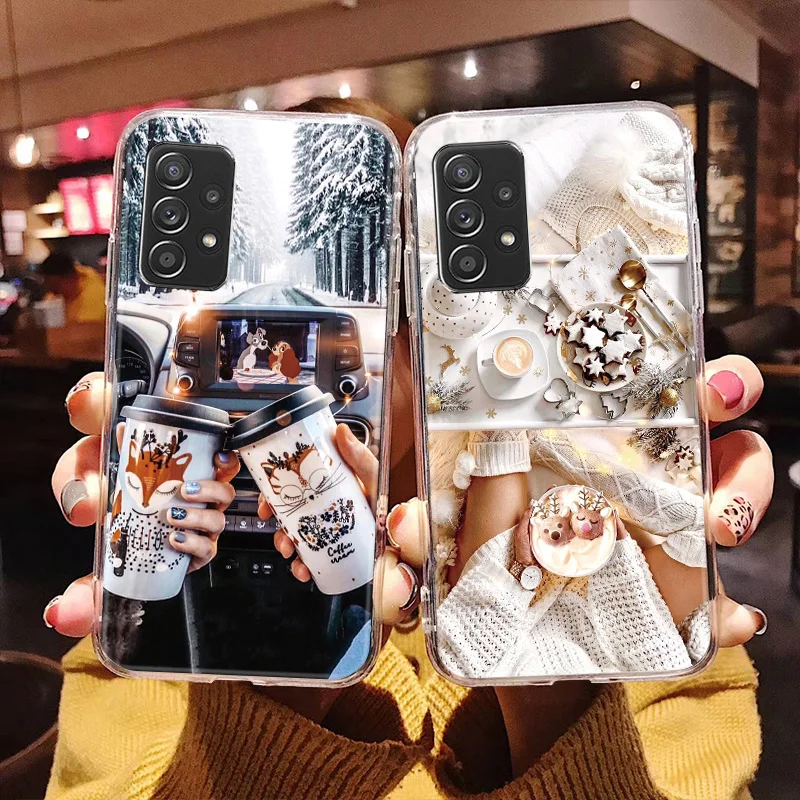 

Soft Case For Samsung A80 Cases Silicone Cover For Galaxy A81 A82 A91 A8 Plus A70s A7 A60 A6 Plus A5 Funda Cute TPU Print Coque