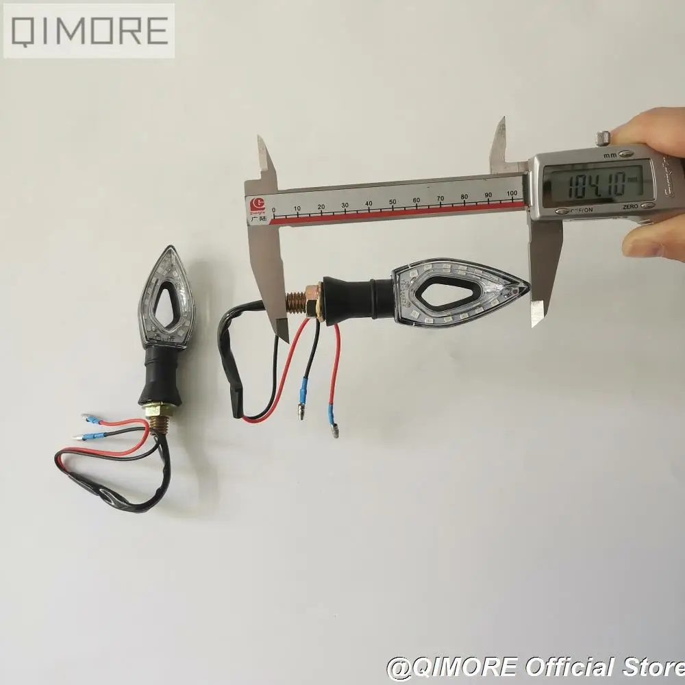 Светодиодный поворотный сигнал для скутера и мотоцикла 12 В поворота индикатор